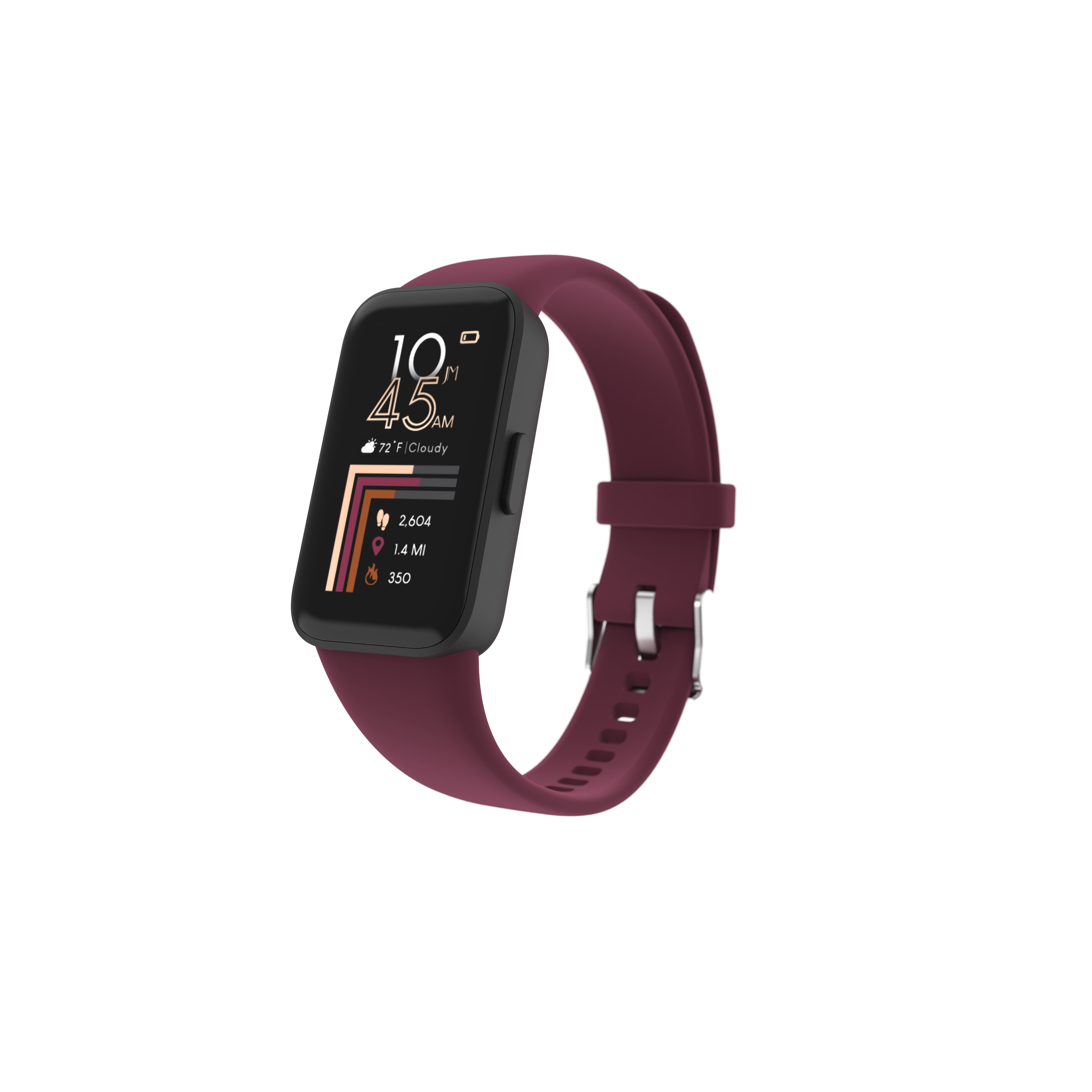 iTouch Active | Jillian Michaels Edition Fitness Tracker in Merlot