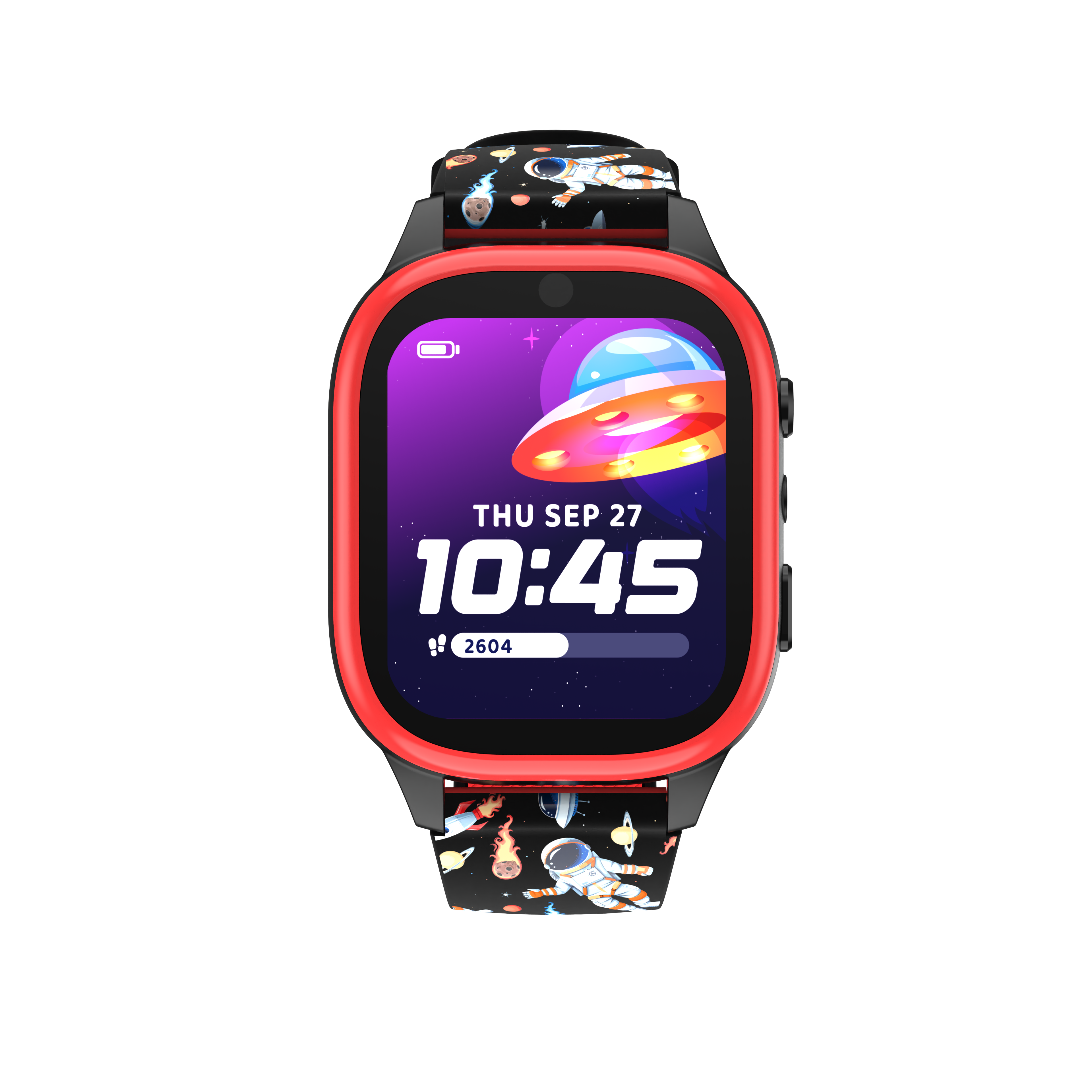 PlayZoom 4 Kids Smartwatch: Red and Black Print
