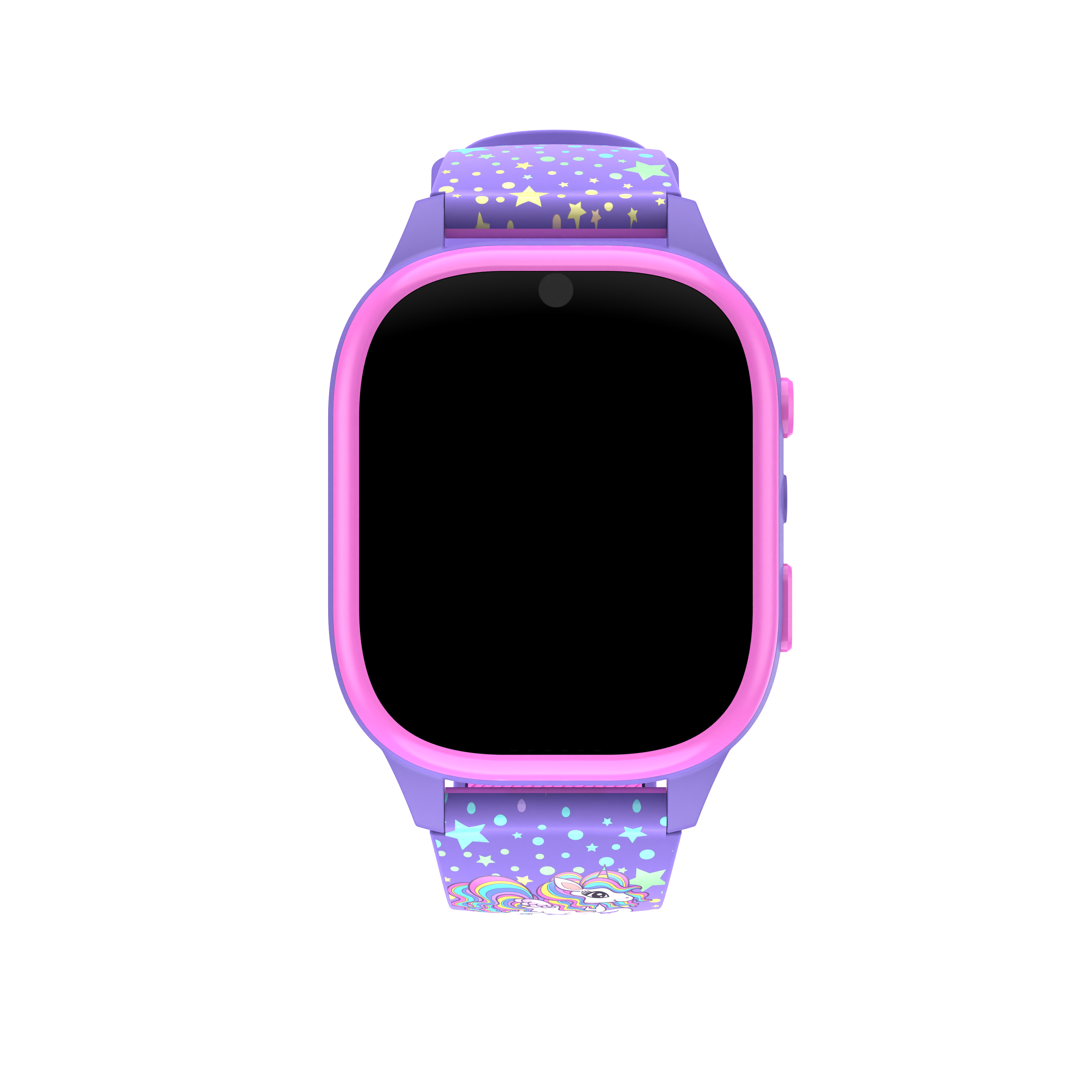 PlayZoom 4 Kids Smartwatch: Pink and Purple Print