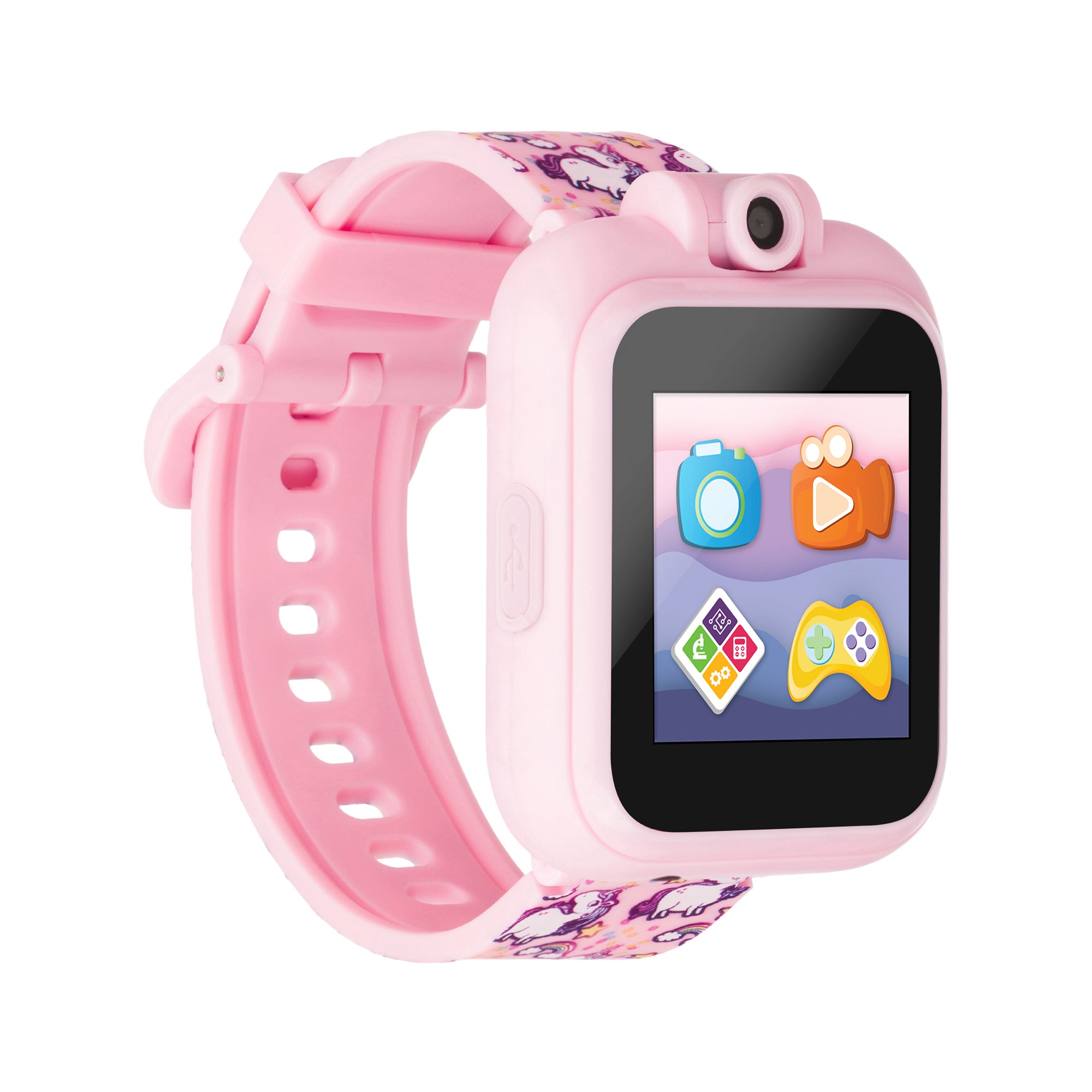 PlayZoom 2 Kids Smartwatch & Earbuds Set: Pink Unicorn Print