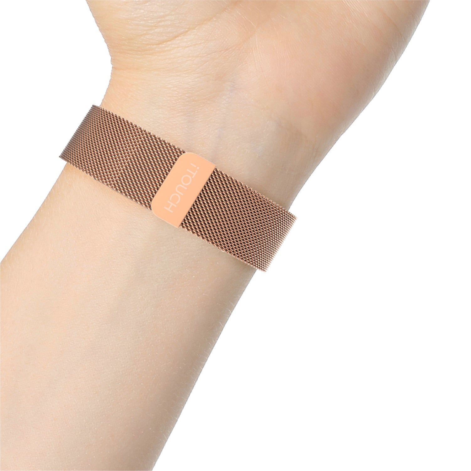 iTouch Air 3 40mm, Sport 3 & Sport Extra Interchangeable Strap: Narrow Rose Gold Mesh affordable smart watch strap